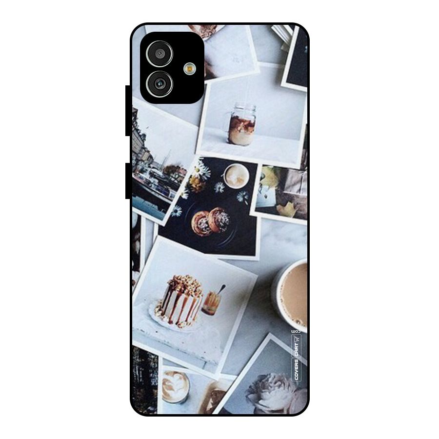 Pictures Coffee Metal Back Case for Galaxy M13 5G
