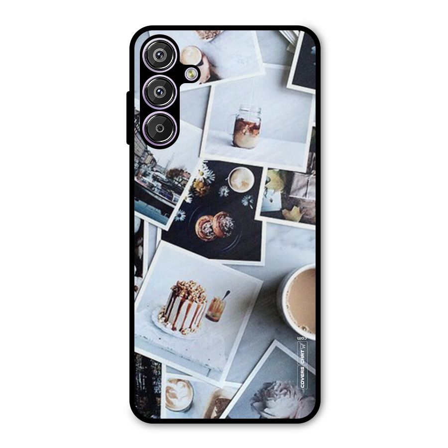 Pictures Coffee Metal Back Case for Galaxy M15