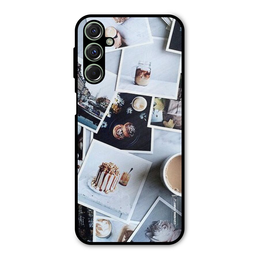 Pictures Coffee Metal Back Case for Galaxy M34