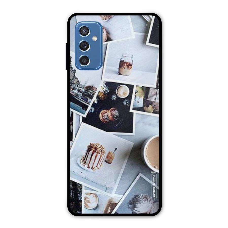 Pictures Coffee Metal Back Case for Galaxy M52 5G