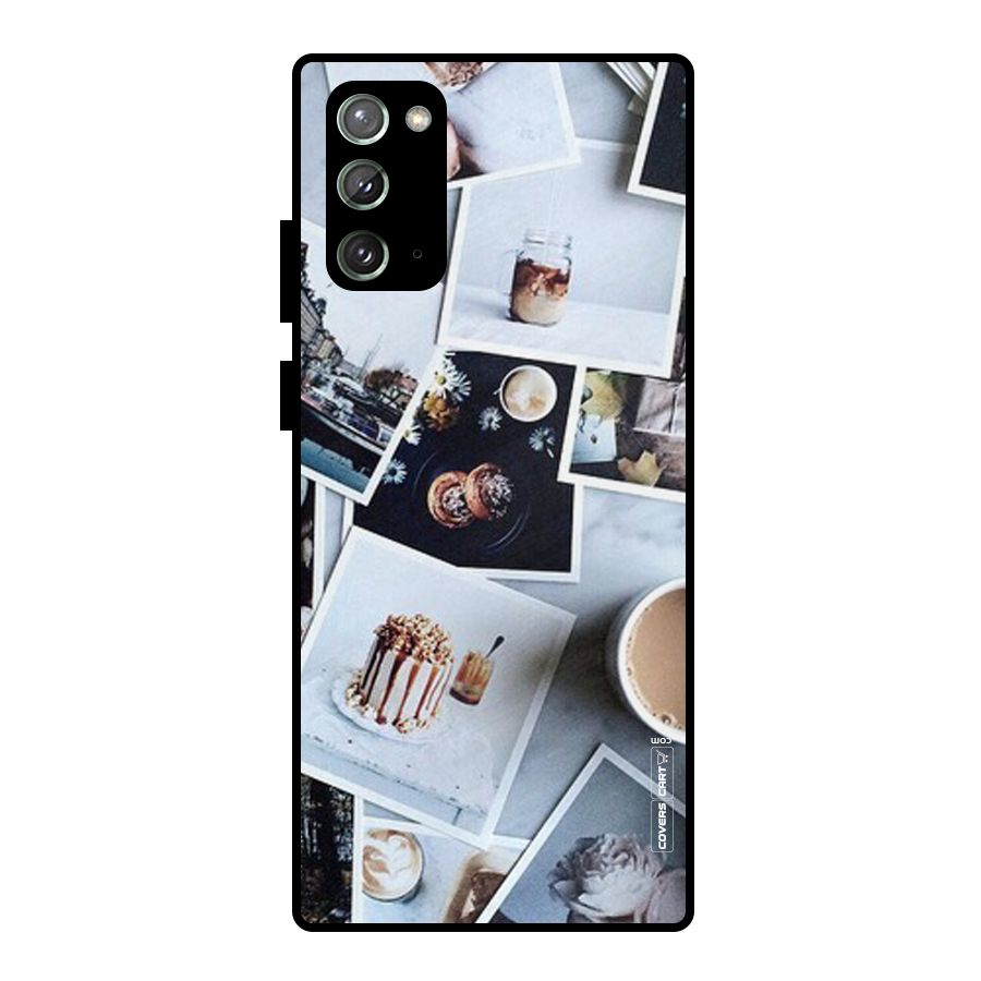 Pictures Coffee Metal Back Case for Galaxy Note 20
