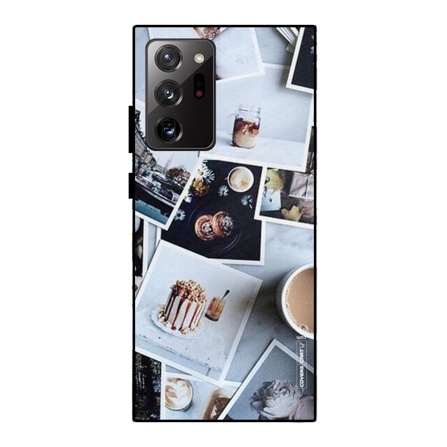 Pictures Coffee Metal Back Case for Galaxy Note 20 Ultra 5G