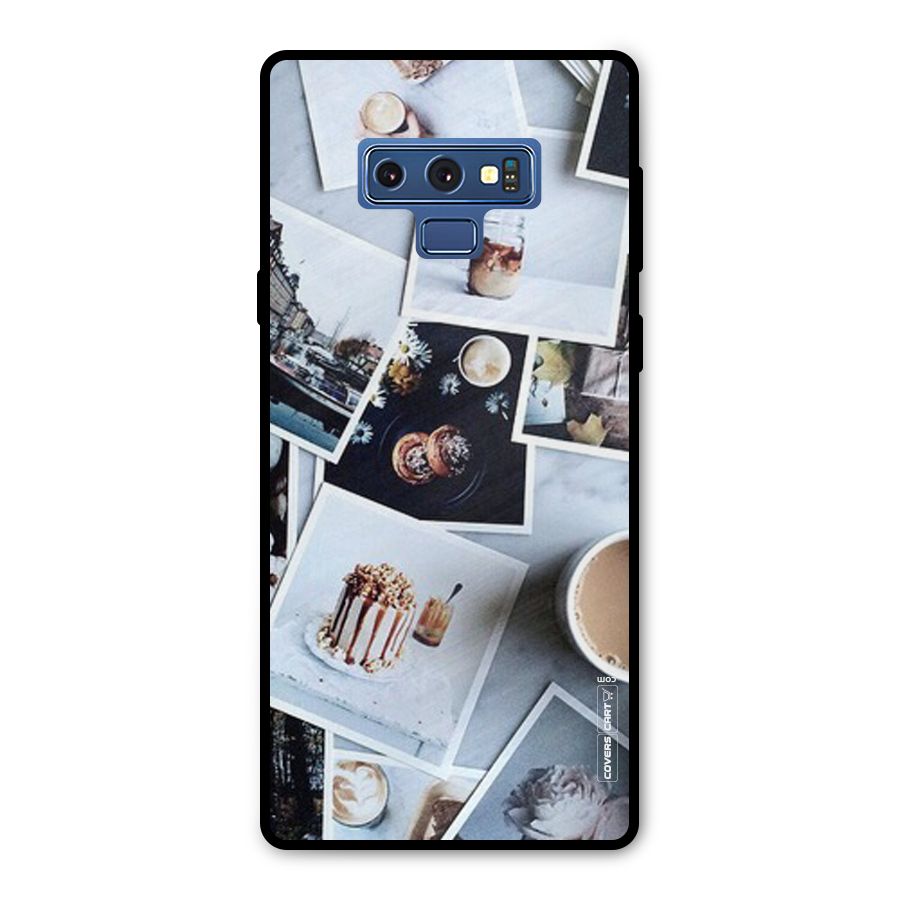 Pictures Coffee Metal Back Case for Galaxy Note 9