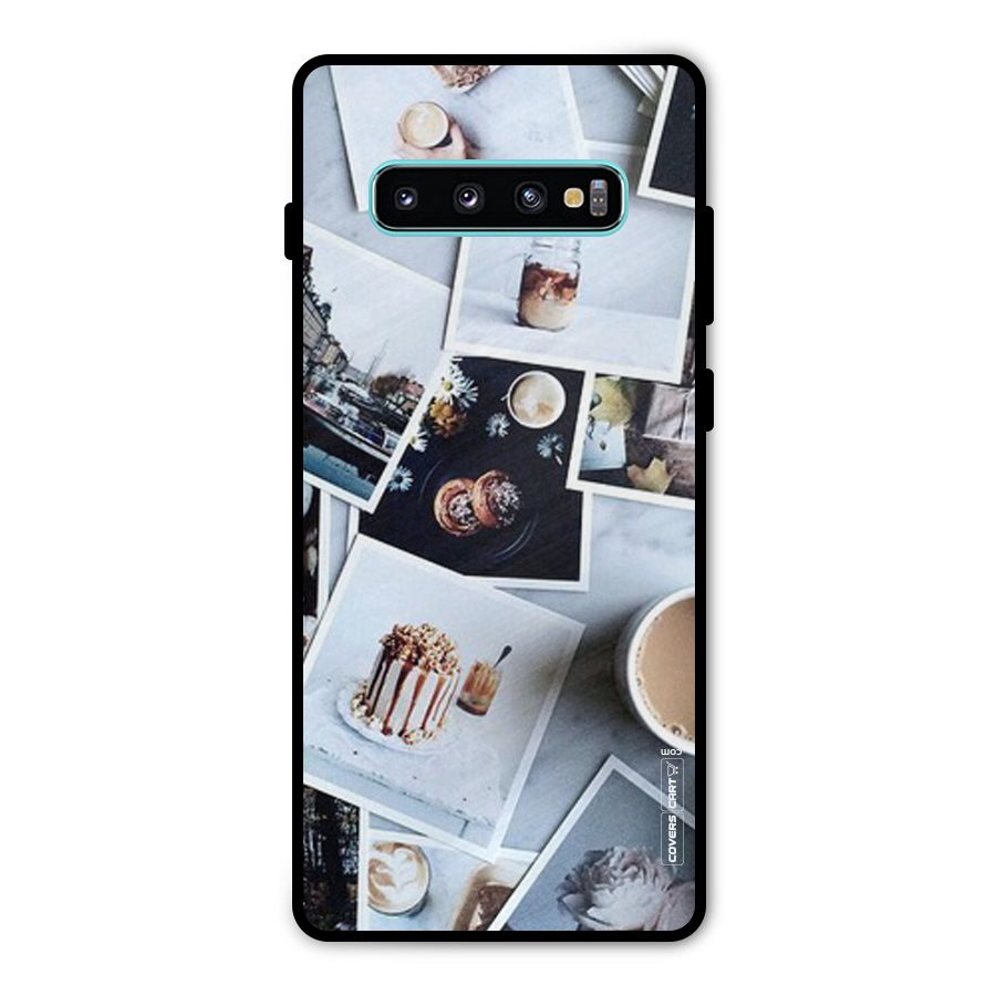 Pictures Coffee Metal Back Case for Galaxy S10 Plus