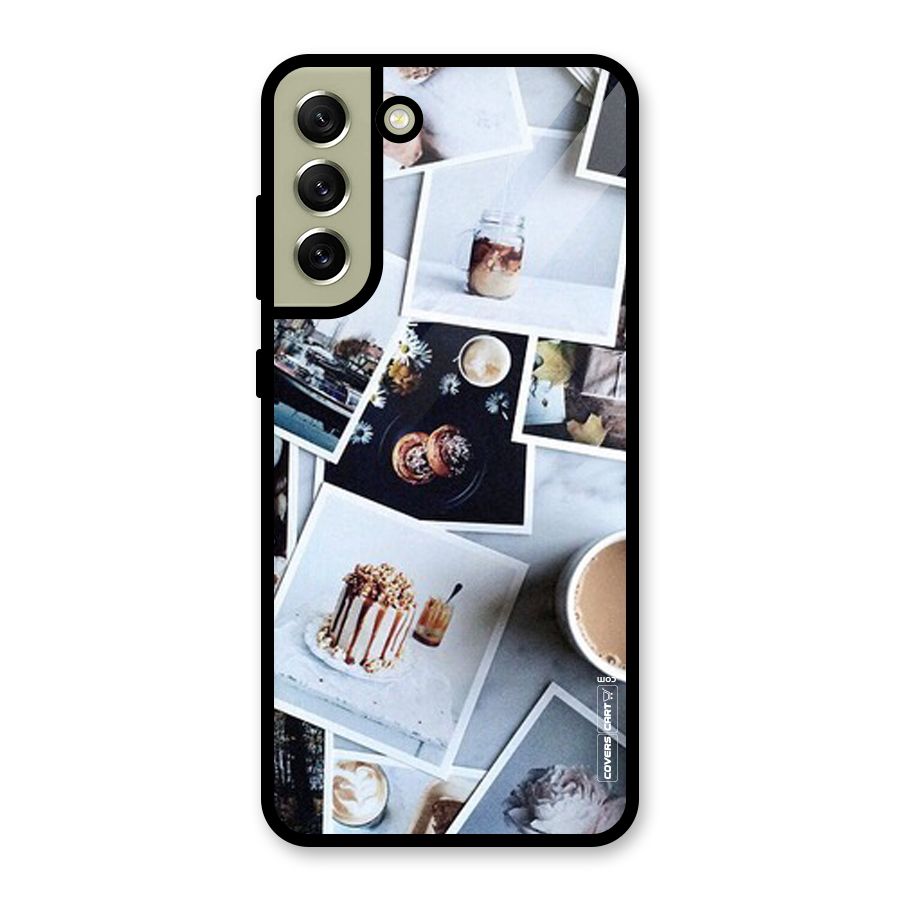 Pictures Coffee Metal Back Case for Galaxy S21 FE 5G (2023)