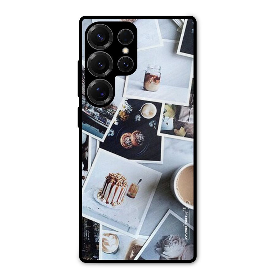 Pictures Coffee Metal Back Case for Galaxy S25 Ultra