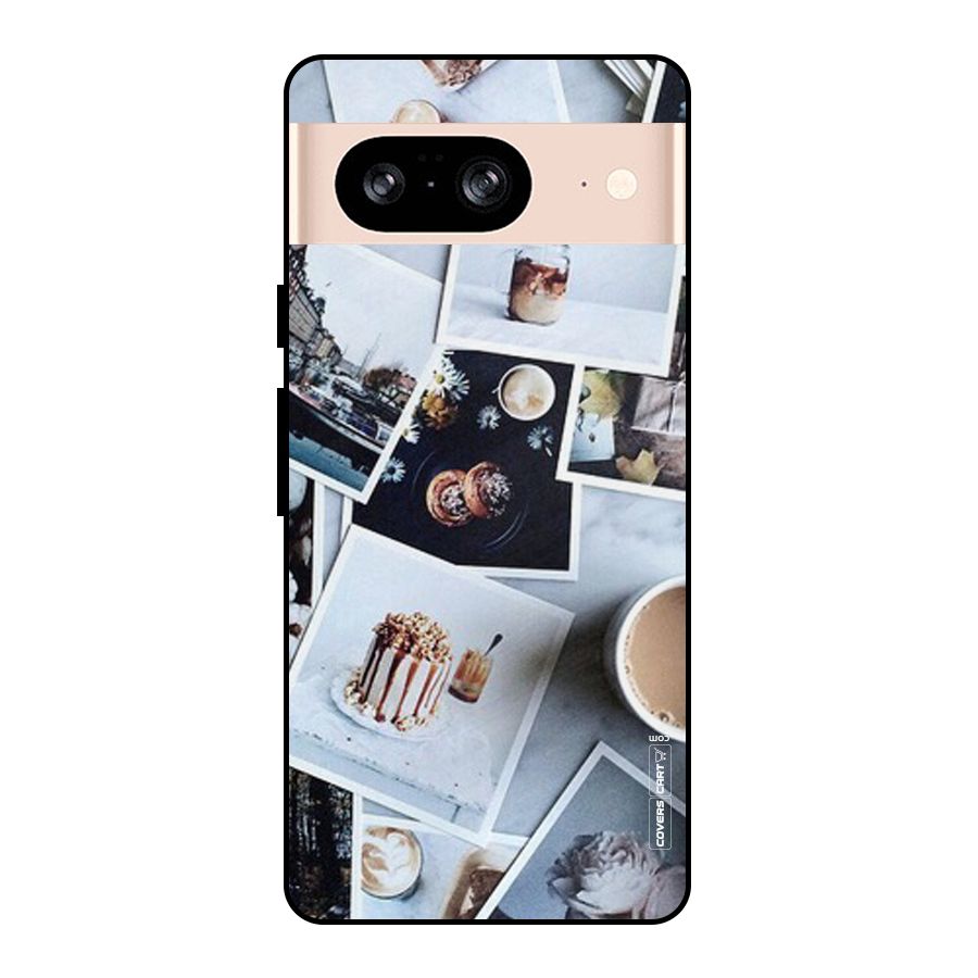 Pictures Coffee Metal Back Case for Google Pixel 8
