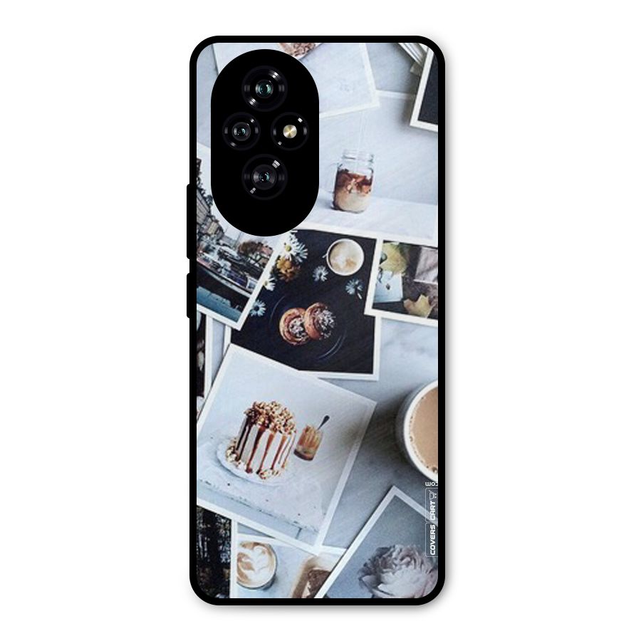 Pictures Coffee Metal Back Case for Honor 200
