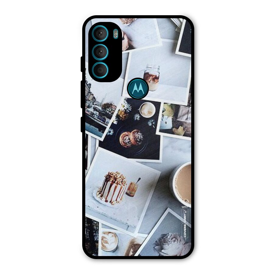 Pictures Coffee Metal Back Case for Moto G71 5G
