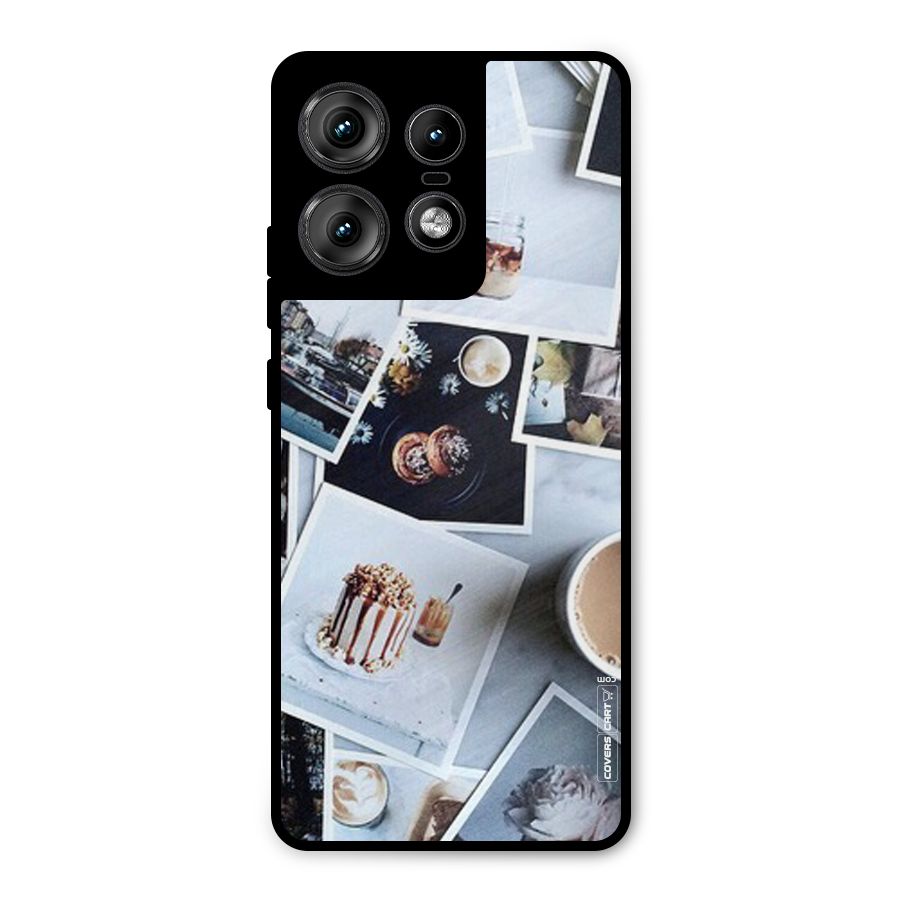 Pictures Coffee Metal Back Case for Motorola Edge 50 Pro