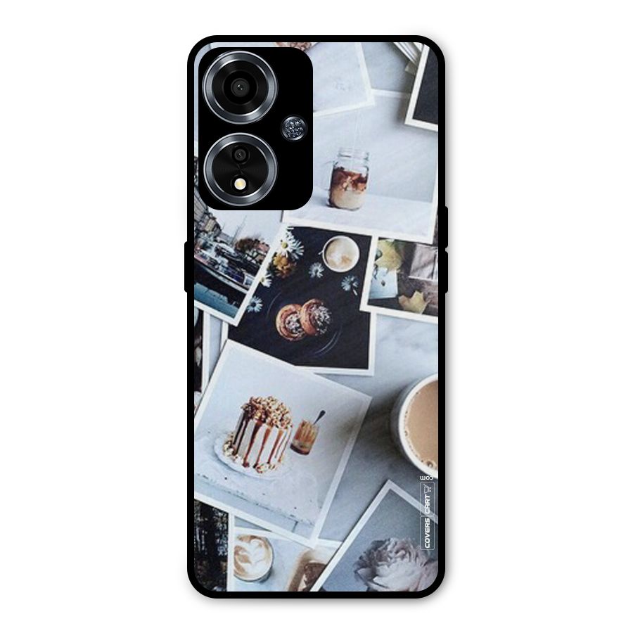 Pictures Coffee Metal Back Case for Oppo A59