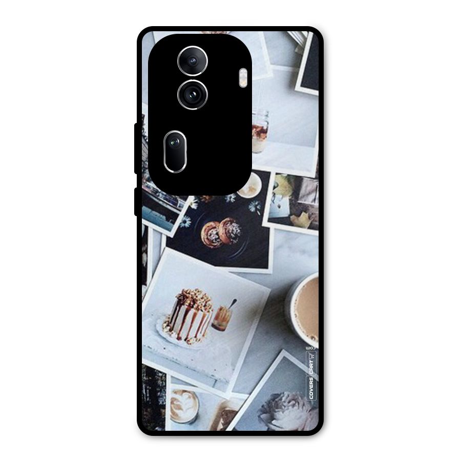 Pictures Coffee Metal Back Case for Oppo Reno11 Pro 5G