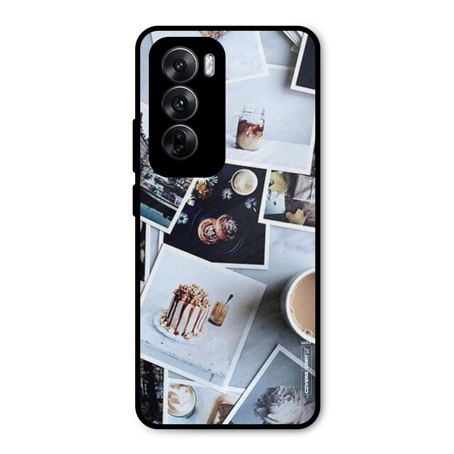 Pictures Coffee Metal Back Case for Oppo Reno12