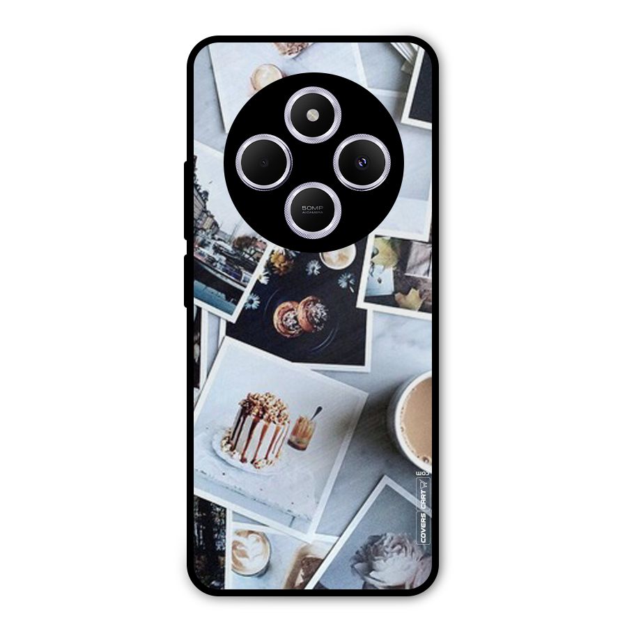 Pictures Coffee Metal Back Case for Poco C75 5G