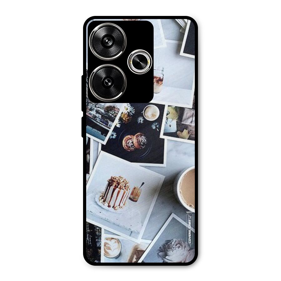 Pictures Coffee Metal Back Case for Poco F6