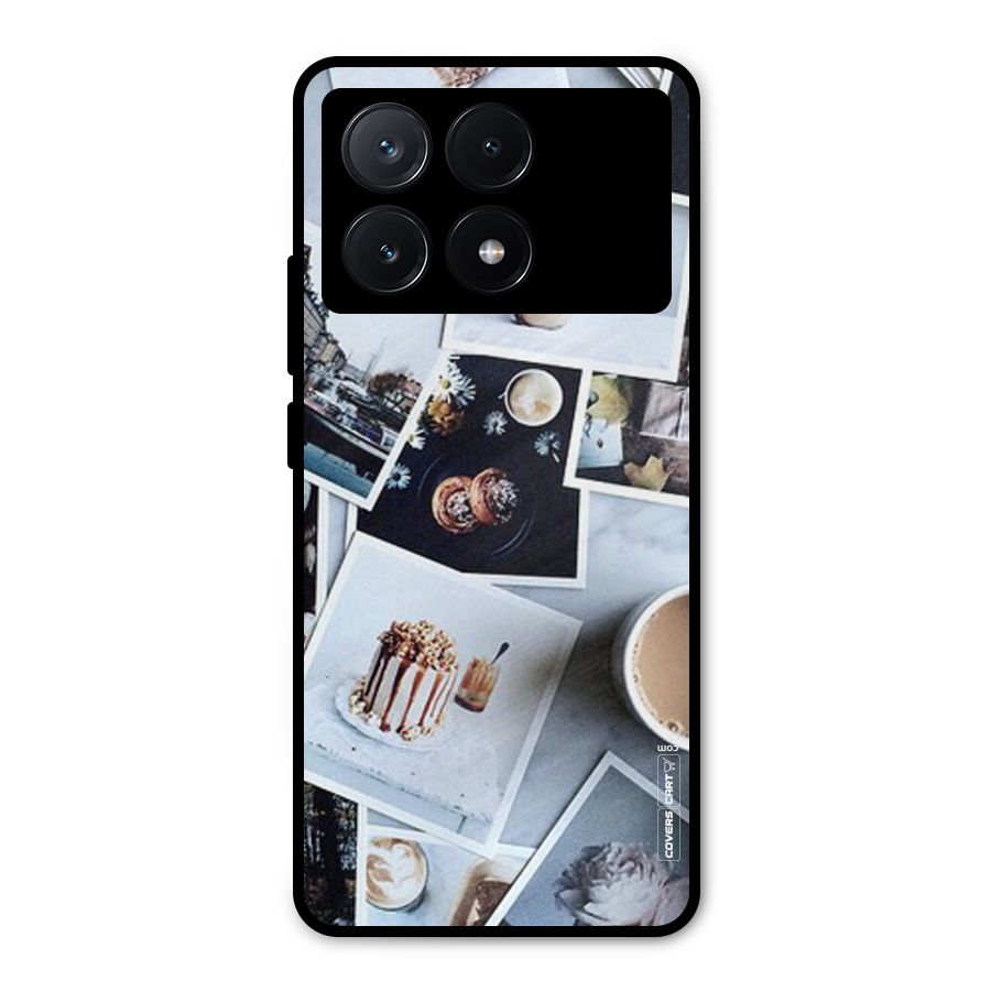 Pictures Coffee Metal Back Case for Poco X6 Pro