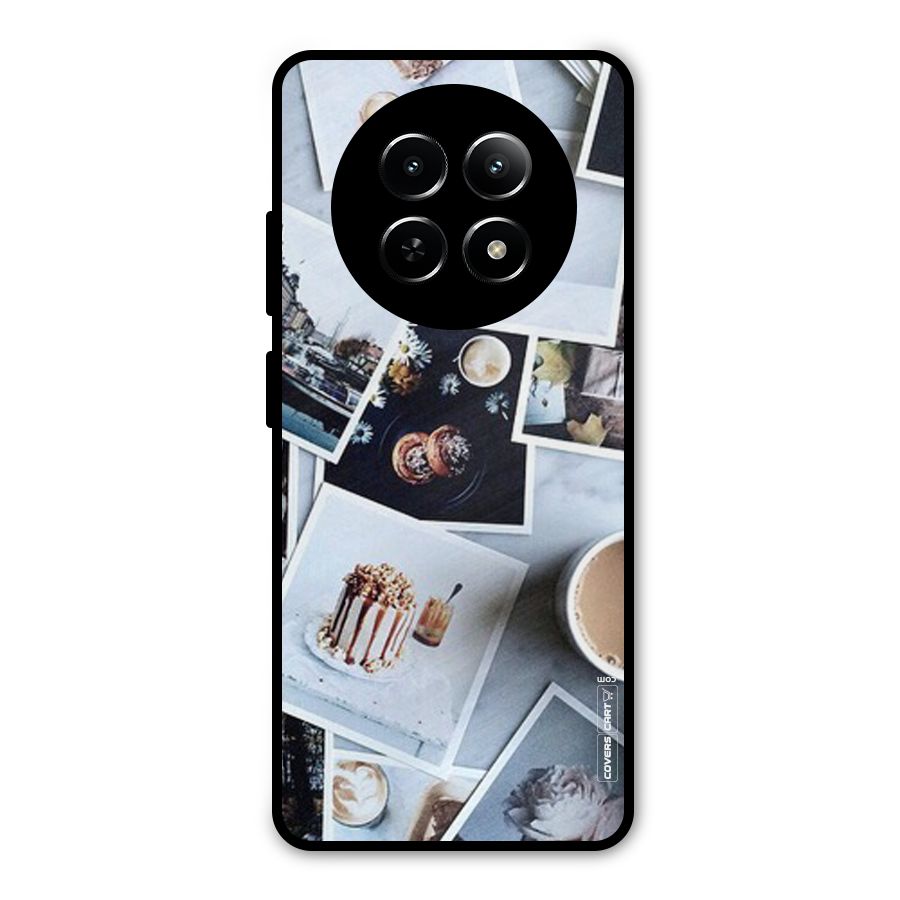 Pictures Coffee Metal Back Case for Realme 13