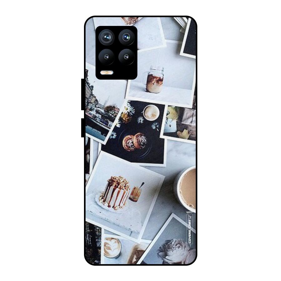 Pictures Coffee Metal Back Case for Realme 8 Pro