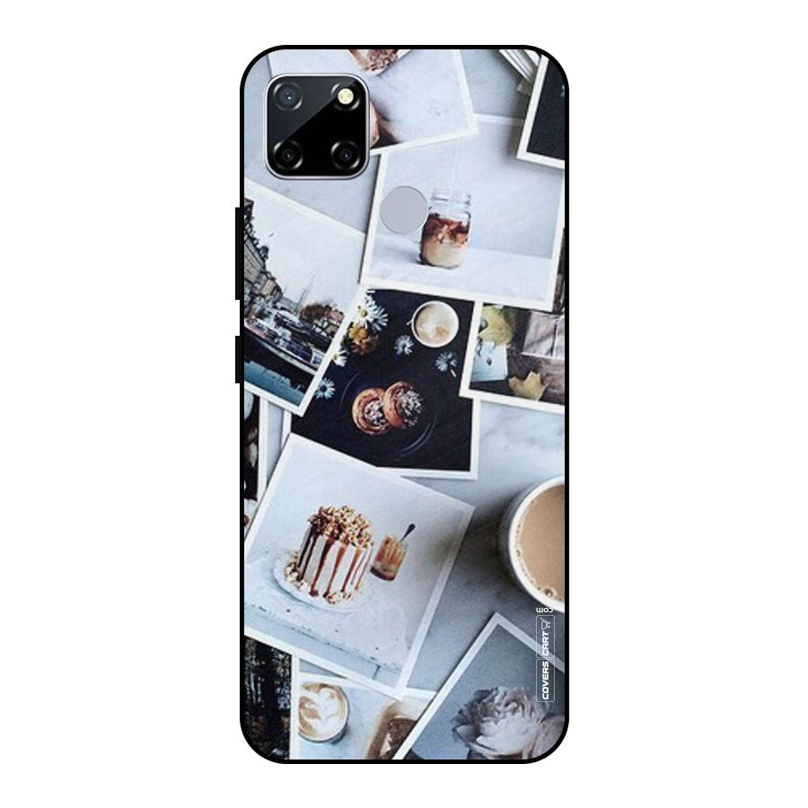 Pictures Coffee Metal Back Case for Realme Narzo 20