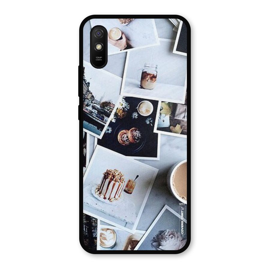 Pictures Coffee Metal Back Case for Redmi 9i