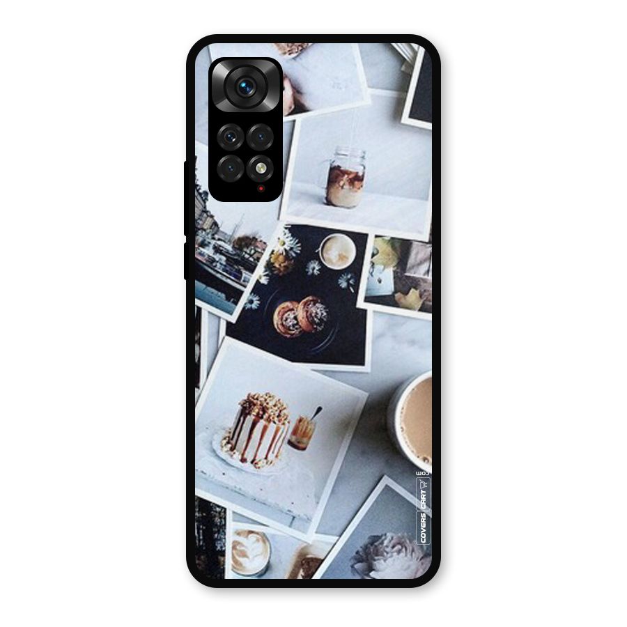 Pictures Coffee Metal Back Case for Redmi Note 11s