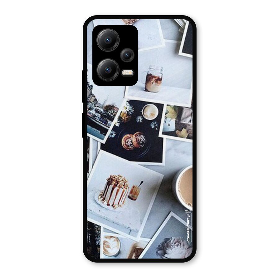 Pictures Coffee Metal Back Case for Redmi Note 12 5G