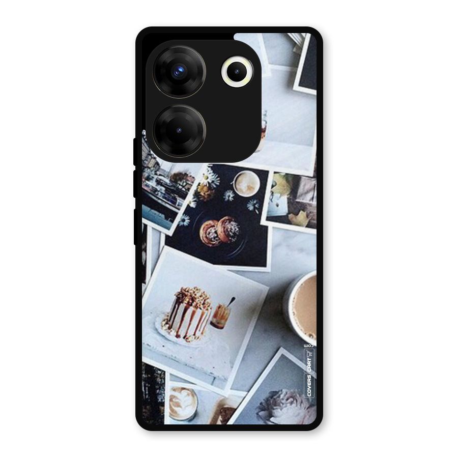 Pictures Coffee Metal Back Case for Tecno Camon 20