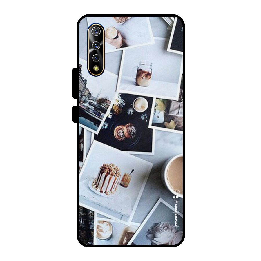 Pictures Coffee Metal Back Case for Vivo S1