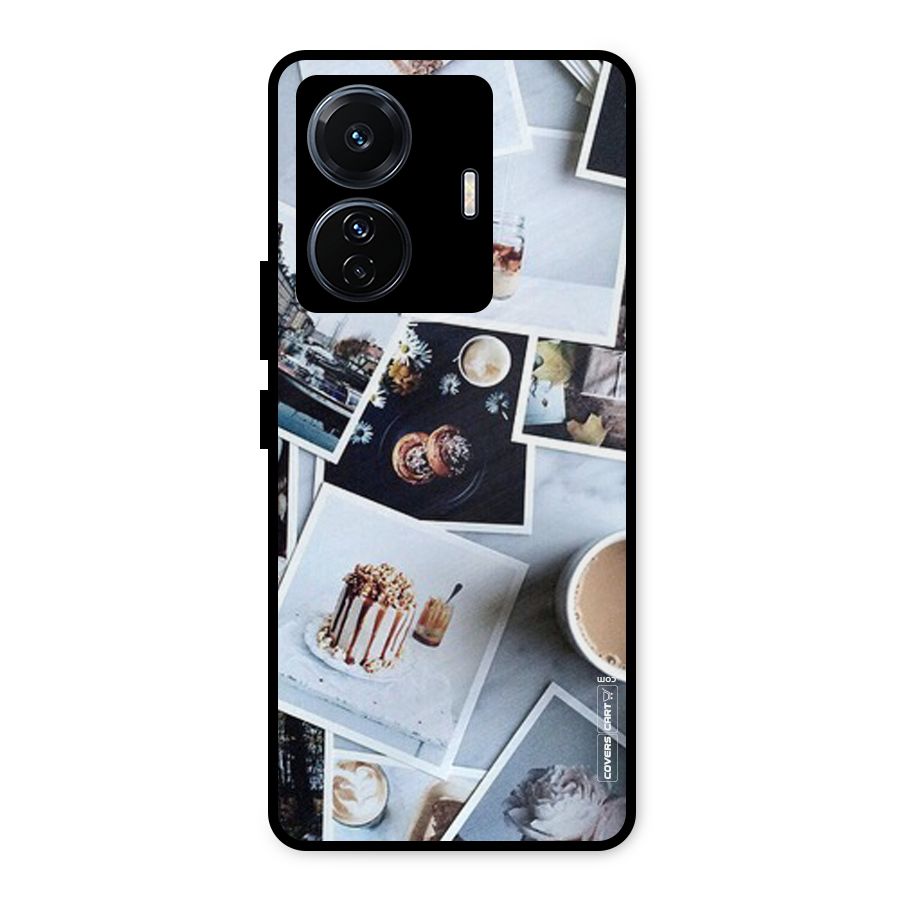 Pictures Coffee Metal Back Case for Vivo T1 Pro