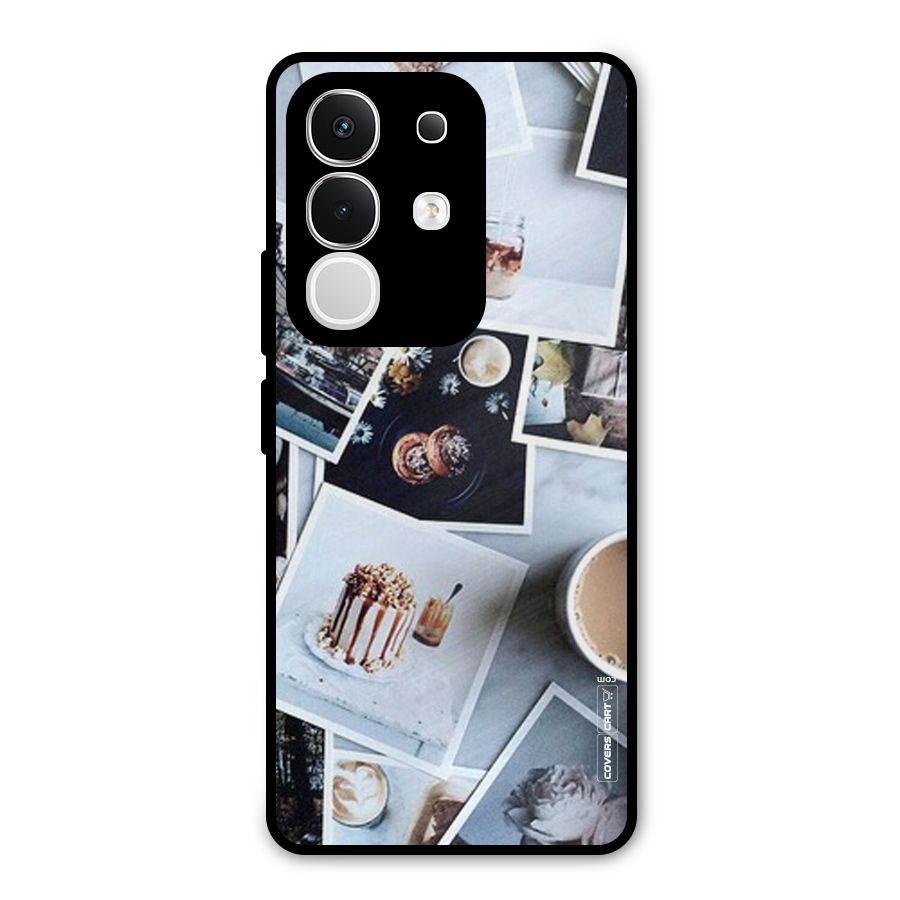 Pictures Coffee Metal Back Case for Vivo T4x