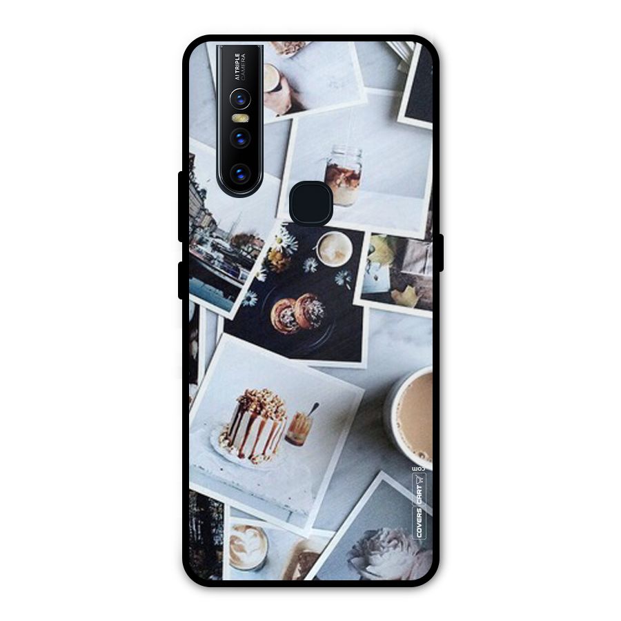 Pictures Coffee Metal Back Case for Vivo V15