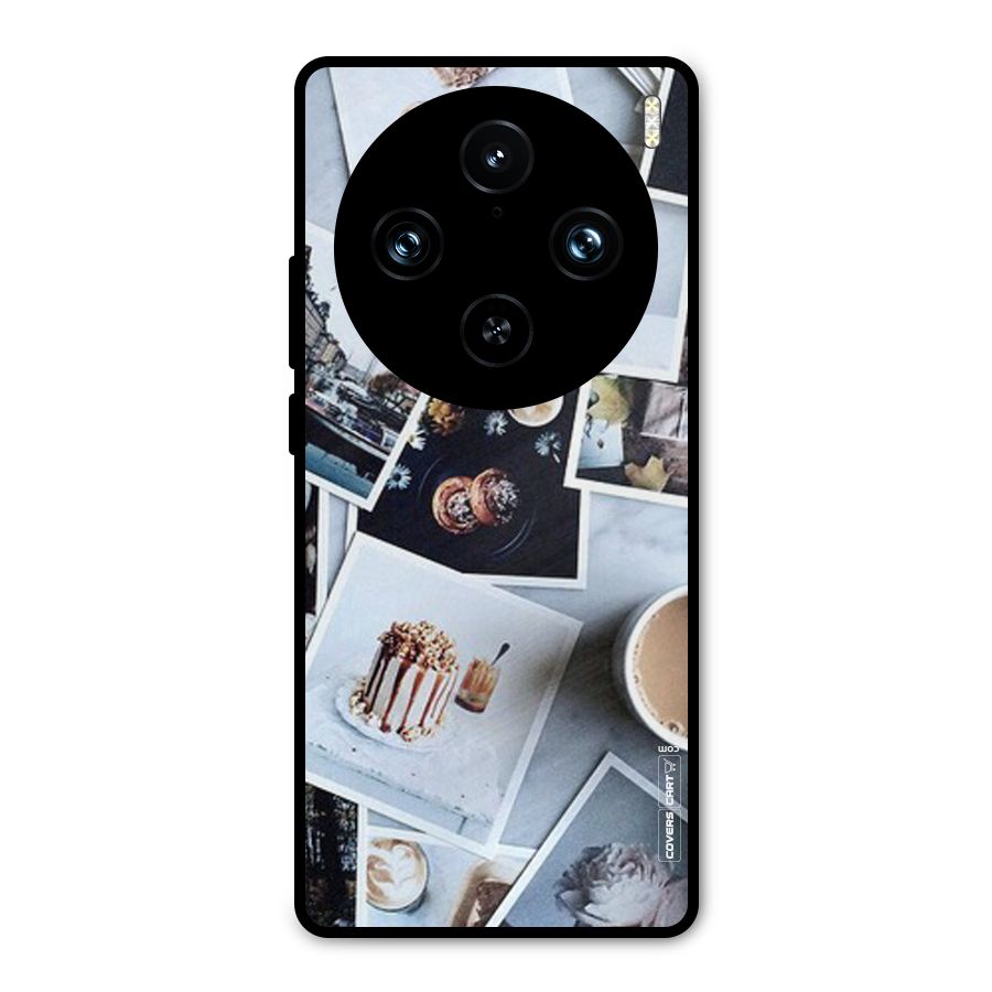 Pictures Coffee Metal Back Case for Vivo X100 Pro