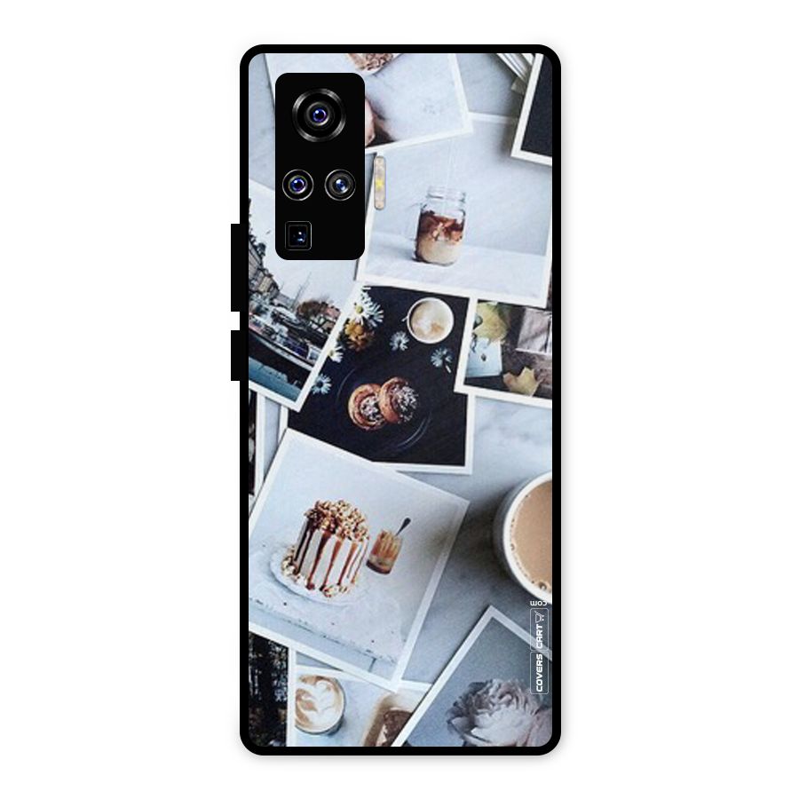 Pictures Coffee Metal Back Case for Vivo X50 Pro