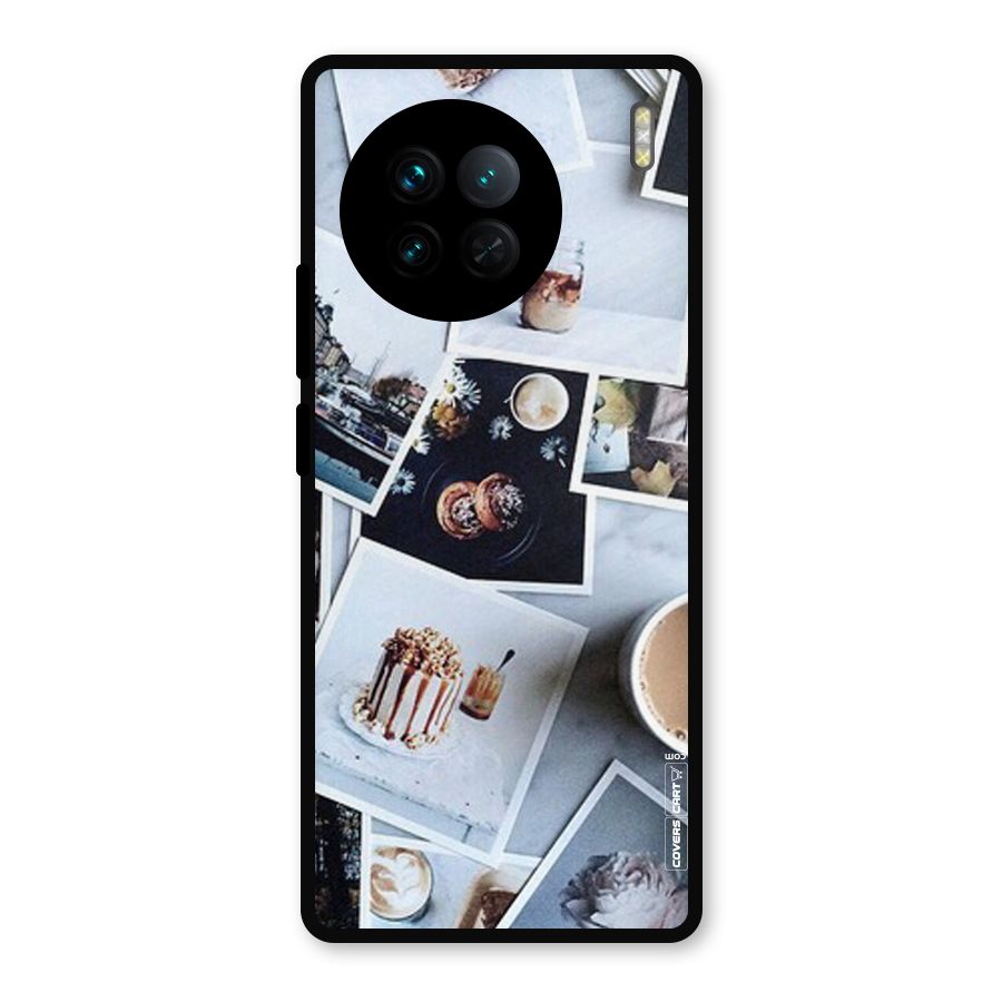 Pictures Coffee Metal Back Case for Vivo X90