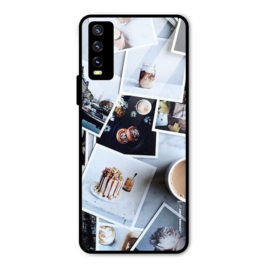 Pictures Coffee Metal Back Case for Vivo Y20