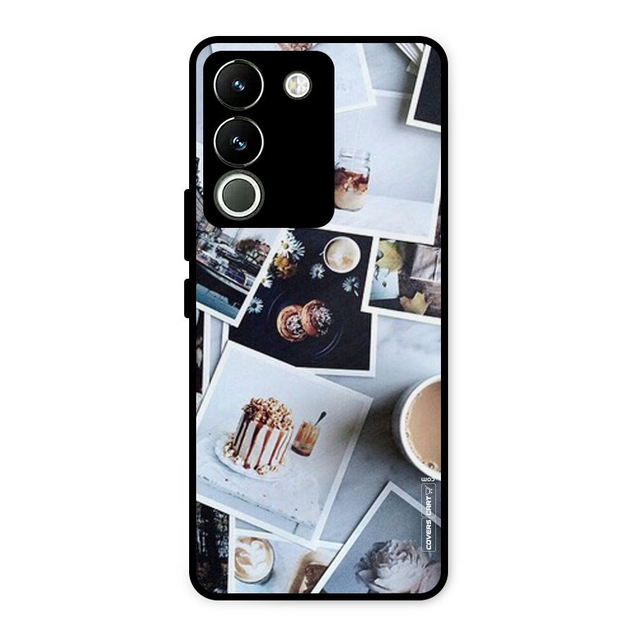Pictures Coffee Metal Back Case for Vivo Y200