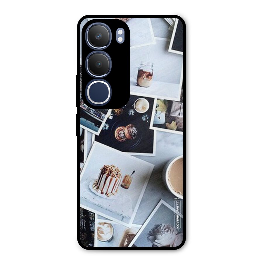 Pictures Coffee Metal Back Case for Vivo Y29