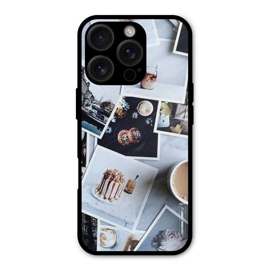 Pictures Coffee Metal Back Case for iPhone 16 Pro