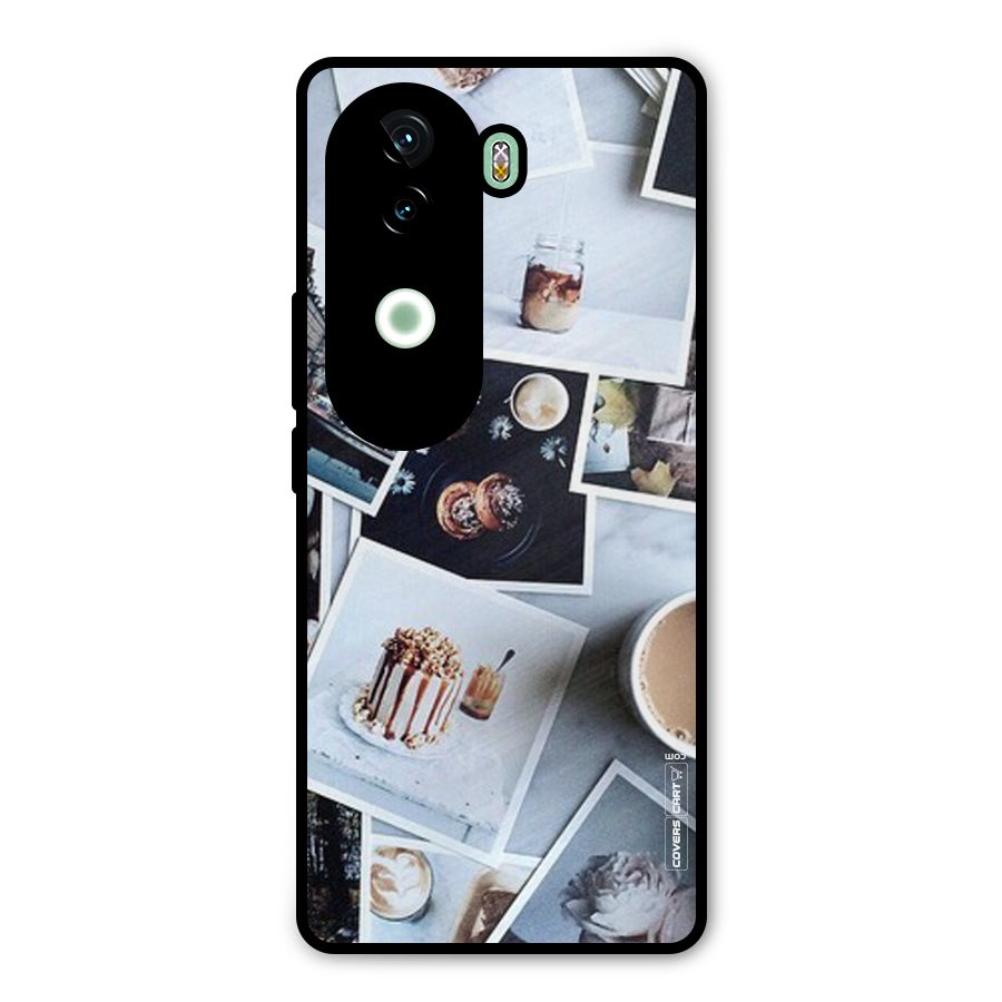 Pictures Coffee Metal Back Case for iQOO Z9s