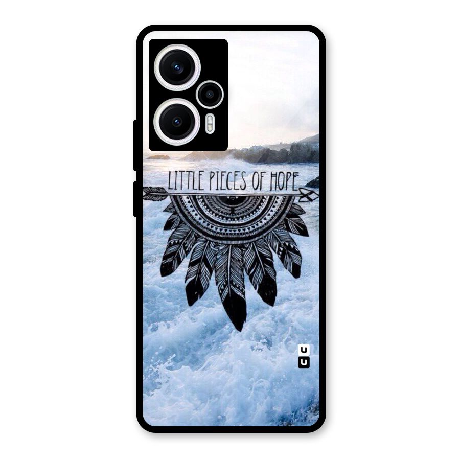 Pieces Of Hope Glass Back Case for Poco F5
