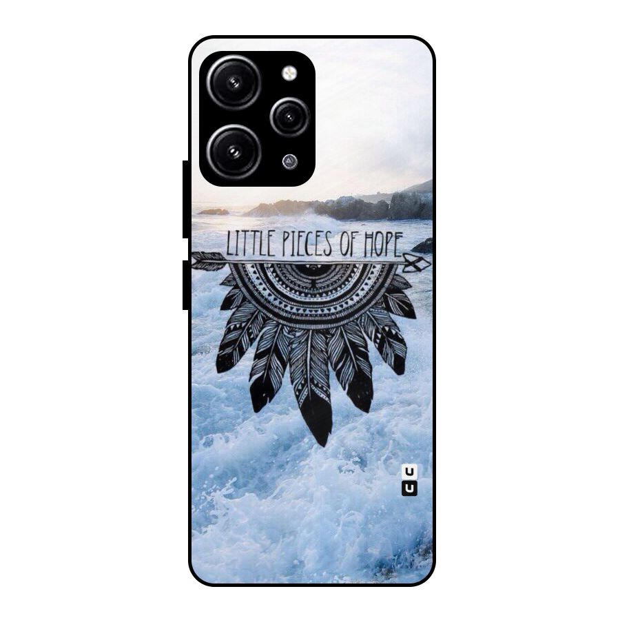 Pieces Of Hope Glass Back Case for Redmi 12 4G