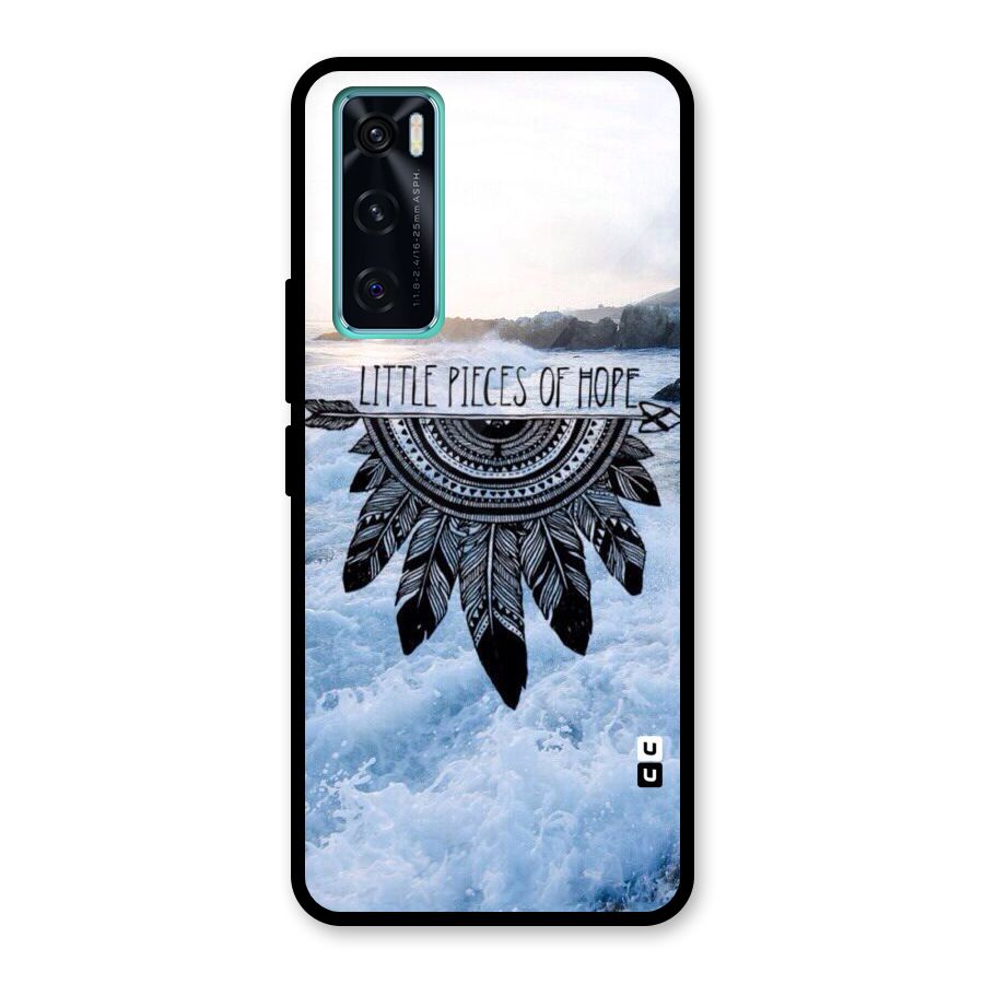 Pieces Of Hope Glass Back Case for Vivo V20 SE