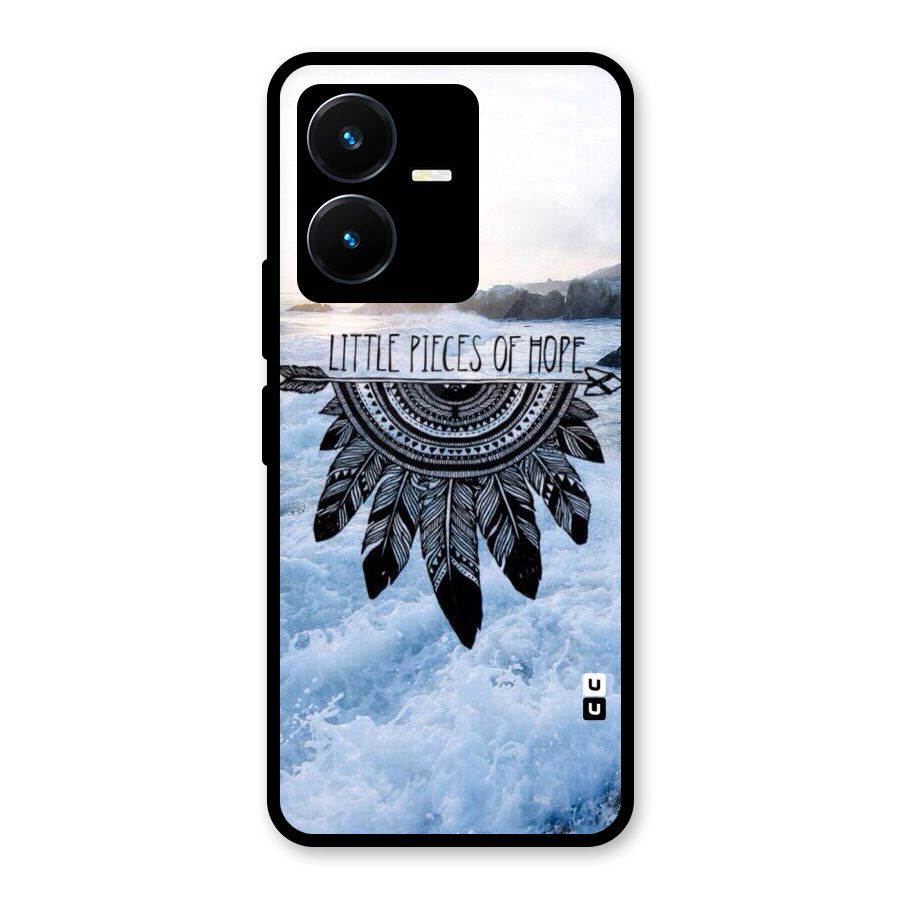 Pieces Of Hope Glass Back Case for Vivo Y22s