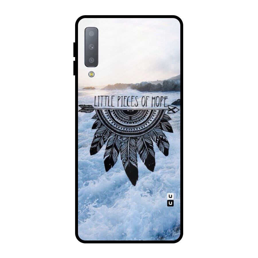 Pieces Of Hope Metal Back Case for Galaxy A7 (2018)