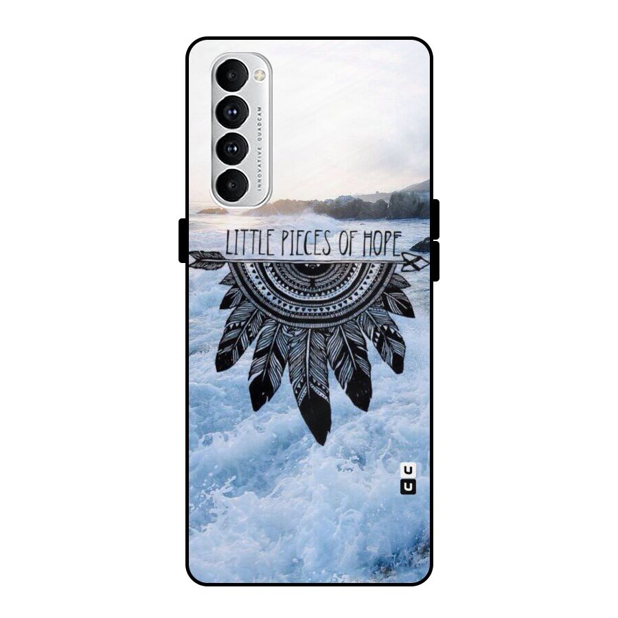 Pieces Of Hope Metal Back Case for Oppo Reno4 Pro