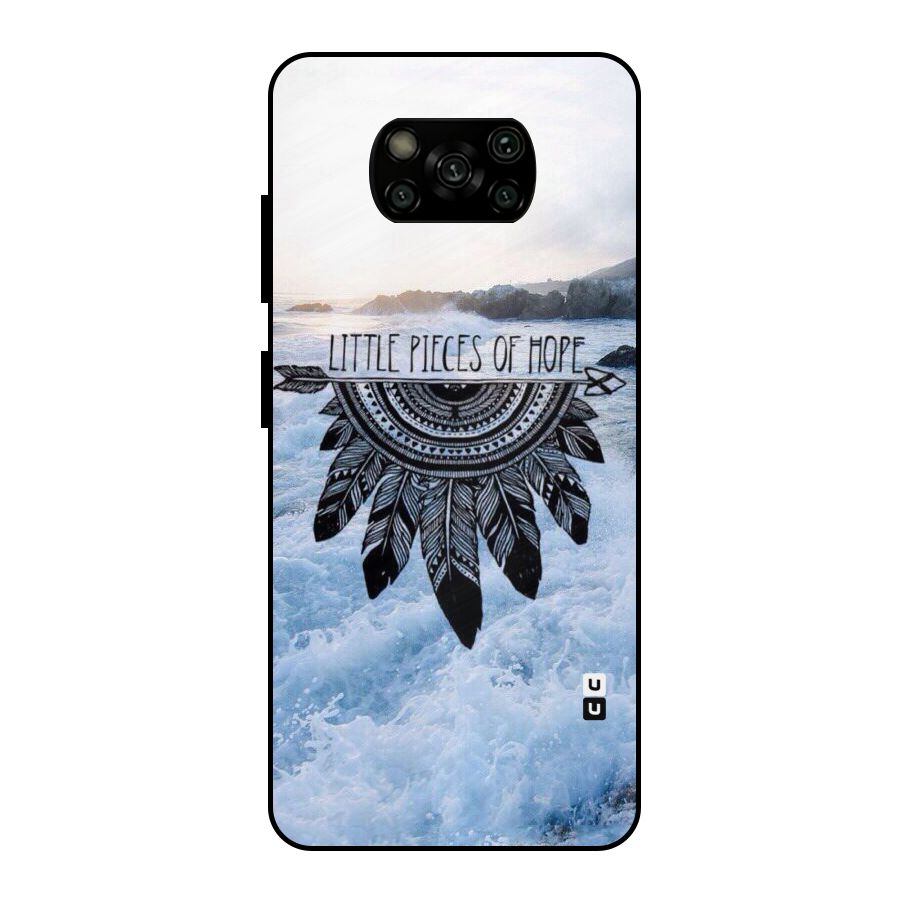 Pieces Of Hope Metal Back Case for Poco X3