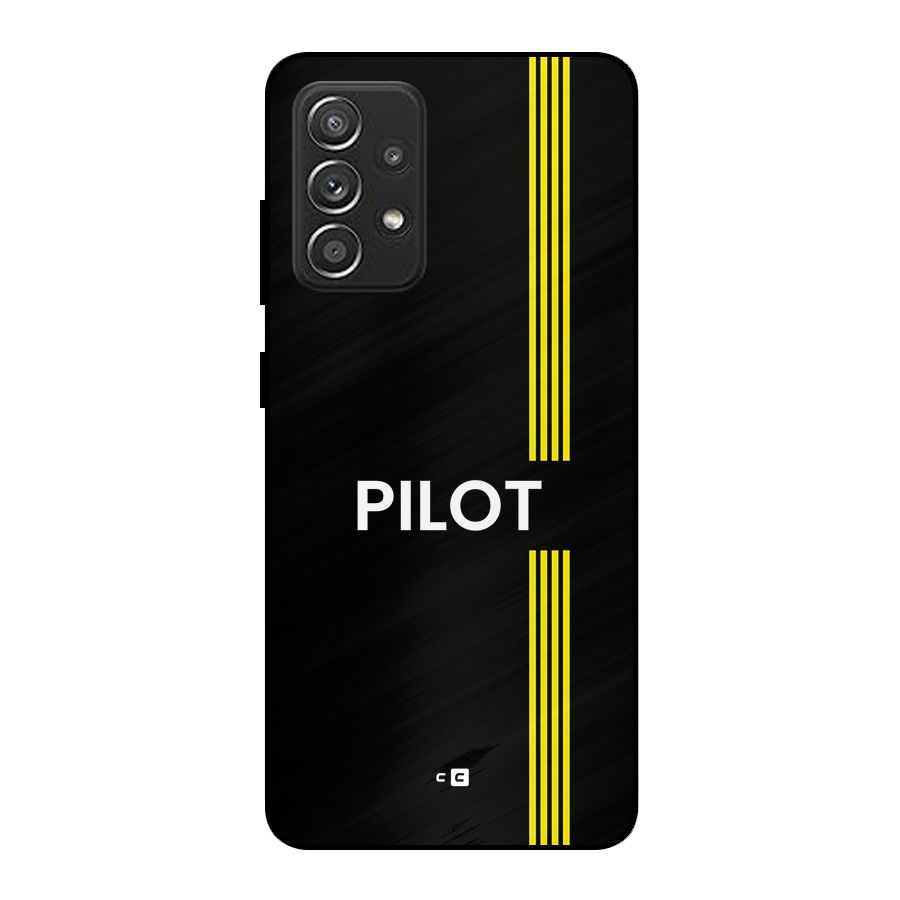 Pilot Stripes Metal Back Case for Galaxy A52s 5G