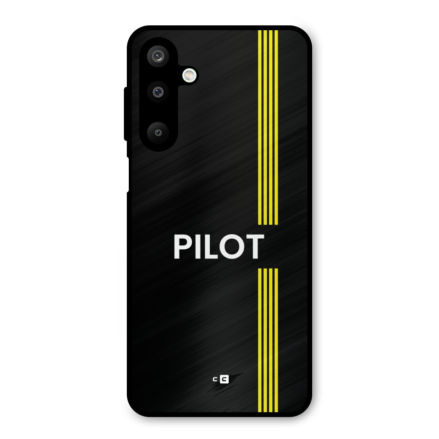 Pilot Stripes Metal Back Case for Galaxy M16