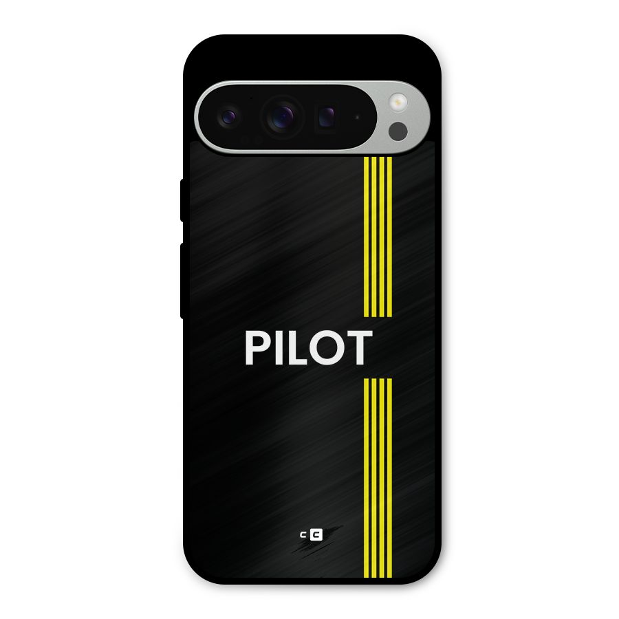 Pilot Stripes Metal Back Case for Google Pixel 9 Pro XL
