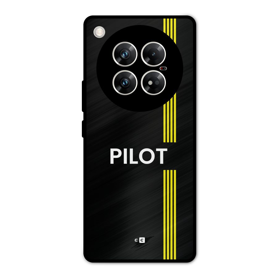 Pilot Stripes Metal Back Case for Infinix Zero 40 5G